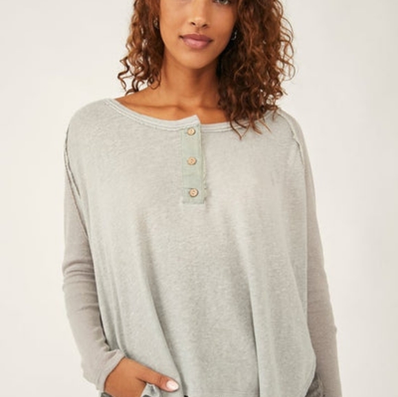 Free People Sage Grand Slam Henley - Picture 2 of 5